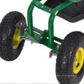 Garden Work Seat/Rolling Garden Seat Cart/Removable Seat